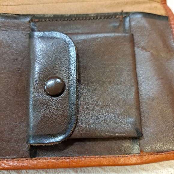 Alejandro Yeo Clutch Wallet Hand Tooled Pure Leather Floral Engraved With Mexico - Picture 9 of 16